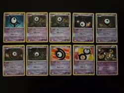 Unown Pokemon Card Lot in Excellent Condition Vintage - Image 1