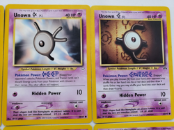 Lot of 12 Unown Vintage Cards LP/MP Pokemon TCG - Image 3