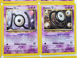 Lot of 12 Unown Vintage Cards LP/MP Pokemon TCG - Image 5