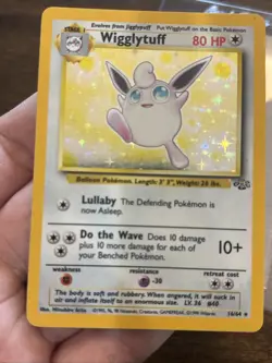 Wigglytuff 16/64 Holo Card Rare Jungle Unlimited Pokemon TCG 1999 WOTC NM WOW - Image 3