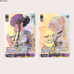 2×Frieren Beyond Journey's End Doujin Card Goddess Stroy Waifu Custom Holo - Image 1