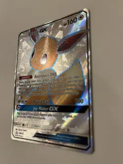 Pokemon Card TCG Eevee GX SM242 Black Star Promo Full Art - Image 2
