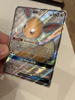 Pokemon Card TCG Eevee GX SM242 Black Star Promo Full Art - Image 5
