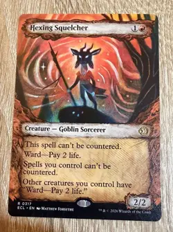 Hexing Squelcher NM SHOWCASE MTG! Lorwyn Eclipsed - Image 1