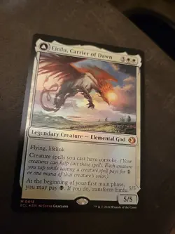 Eirdu, Carrier of Dawn // Isilu, Carrier of Twilight - Foil ECL NM MTG - Image 3