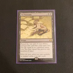Magic: The Gathering Ad Nauseam Double Masters Rare Black Instant 076/332 - Image 1