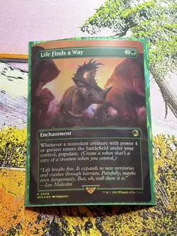 Life Finds a Way - Foil Extended Art REX LP MTG - Image 5