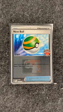 Pokemon TCG Nest Ball 2024 NAIC STAFF Promo 181/198 NM x1 🔥 - Image 1