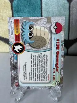 2000 Topps Pokemon TV Animation Edition Series 3 Non Holo #138 Omanyte - Image 2