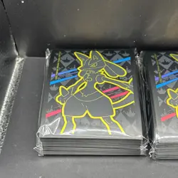 Lot Of 3 Pokemon TCG SS12.5 Crown Zenith ETB Sleeves Lucario 65 Ct.X3 - Image 3