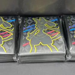 Lot Of 3 Pokemon TCG SS12.5 Crown Zenith ETB Sleeves Lucario 65 Ct.X3 - Image 4