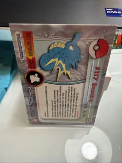 2000 Topps Chrome Pokemon TV Animation Edition Series 2 Foil #117 Seadra - Image 2