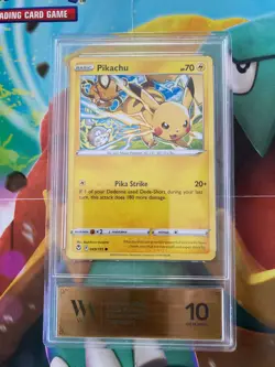 2022 Pokemon Silver Tempest Pikachu 049/195 - CGC 10 - Gem Mint! - Image 1