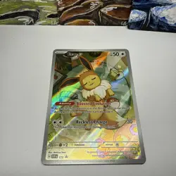 Pokemon Eevee Prismatic Evolutions Promo TCG-Svp173 Holo - Image 2