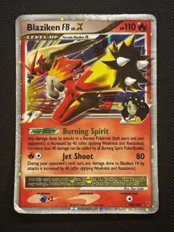 Pokemon TCG Blaziken FB Lv.X Supreme Victors 142/147 Holo Rare Holo LV.X - Image 1
