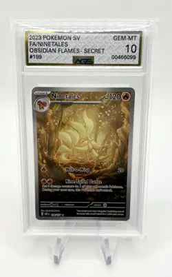 Ninetales - 199/197 - Obsidian Flames - IR - AGS 10 - Pokemon TCG - 🔥 - Image 1