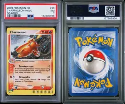 Pokemon TCG Charmeleon EX Dragon 99/97 Holo PSA 7 - Image 3