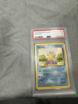 Pokemon TCG Squirtle Base Set Unlimited Common Psa 5 - Image 1