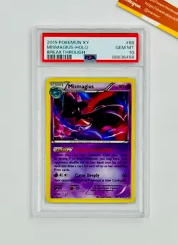 Pokemon PSA 10 Mismagius #66 Holo Breakthrough 2015 English - Image 1