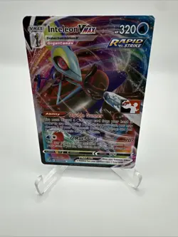 079/264 Inteleon VMAX Prize Pack Pokemon TCG League Play Stamped Chilling Reign - Image 1