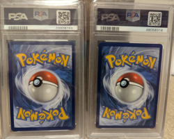PSA 9 MINT Misty + Brock XY Evolutions Full Art Holo Pokemon 107/108 2016 - Image 2