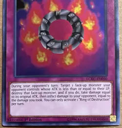 Yu-Gi-Oh! Ring of Destruction LCKC-EN050 ULTRA Rare Holo 1st Edition NM - Image 3