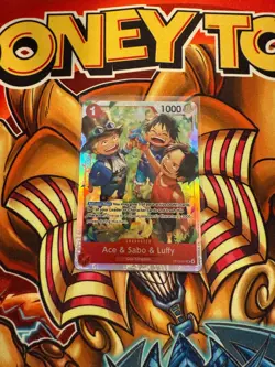 ONE PIECE - ACE & SABO & LUFFY - OP13-007 - SUPER RARE - ENGLISH - OP13 - Image 1