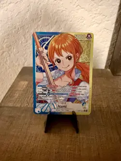 Nami - OP11-041 - Alt Art Leader - A Fist of Divine Speed - One Piece - English - Image 1