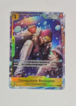Bandai One Piece TCG Donquixote Rosinante Treasure Rare Card Op14 - Image 3