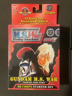 Gundam M.S. War Trading Card Game Oz Corps Sealed Starter Set - Image 1