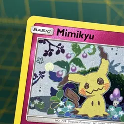 *Swirl* Mimikyu Promo SM163 Team Up Blister Pokemon Card Sun & Moon - Image 5