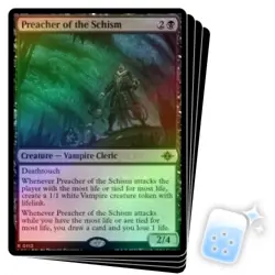 FOIL PREACHER OF THE SCHISM X4 The Lost Caverns Of Ixalan LCI Magic MTG CARD - Image 1