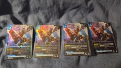 Gundam Card Game TCG - 4x Unicorn Gundam 02 Banshee (Destroy Mode) LR - GD01-003 - Image 1