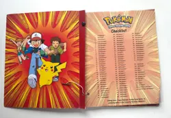 Pokemon Topps Trading Cards Binder TV Animation Edition Vintage Nintendo 1999 - Image 2