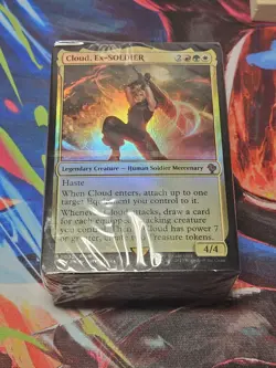 DECK ONLY MTG Final Fantasy VII Commander Deck Cloud Limit Break Factory Sealed - Image 1