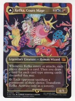 MTG Final Fantasy Mythic #0322 Kefka Court Mage - Image 1