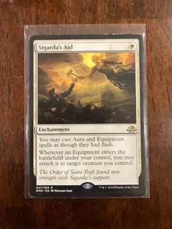 MTG x1 Sigarda's Aid - Eldritch Moon - Heavy Play - Image 1