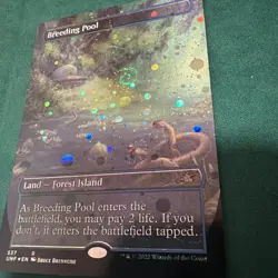 Breeding Pool (Borderless) (Galaxy Foil) Unfinity Foil - Image 4