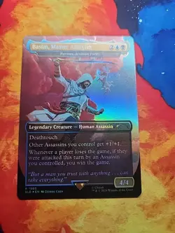 Basim, Master Assassin - Ramses, Assassin Lord (Rainbow Foil) - Secret Lair - NM - Image 1