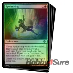Foil Spelunking X4 M/NM Magic: The Gathering MTG The Lost Caverns Of Ixalan - Image 1
