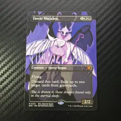MTG Faerie Macabre #0134 Special Guest Lorwyn Eclipsed Foil Mythic Rare NM - Image 1