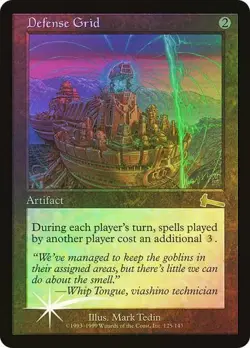 Magic MTG Urza's Legacy Defense Grid FOIL NEAR MINT NM - Image 1