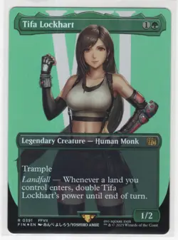MTG Final Fantasy Foil Rare #0391 Tifa Lockhart - Image 1