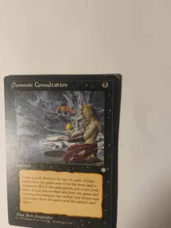 MTG Demonic Consultation - Ice Age Regular Lightly Played - Image 4