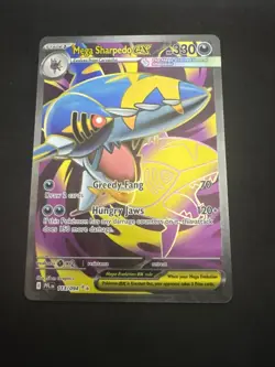 Pokemon TCG Mega Sharpedo EX Ultra Rare 113/094 Full Art MInt Condition - Image 1