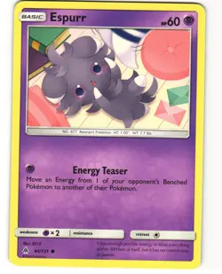 Espurr Common Pokemon TCG Forbidden Light 44/131 LP - Image 1