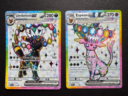 Espeon EX + Umbreon EX SVP 175 176 Pokemon Prismatic Evolutions Promo #1 - Image 1