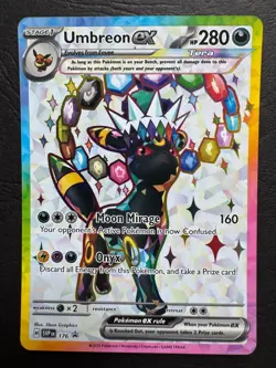 Espeon EX + Umbreon EX SVP 175 176 Pokemon Prismatic Evolutions Promo #1 - Image 3