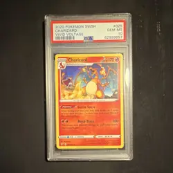 Pokemon Charizard 025/185 Vivid Voltage PSA GEM MT 10 Rare 2020 Regular - Image 1