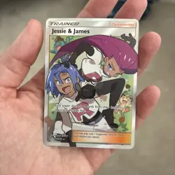 Pokemon TCG Jessie and James Trainer Ultra Rare Full Art, 68/68, Hidden Fates - Image 3